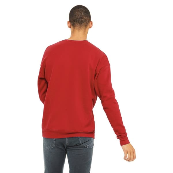 Bella + Canvas Unisex vuxen Fleece Drop Shoulder Sweatshirt
