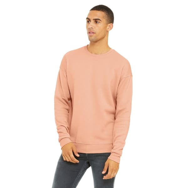 Bella + Canvas Unisex vuxen Fleece Drop Shoulder Sweatshirt