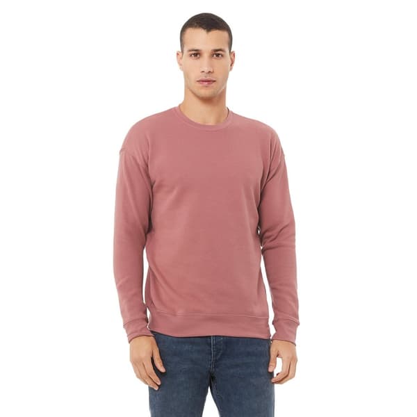 Bella + Canvas Unisex vuxen Fleece Drop Shoulder Sweatshirt