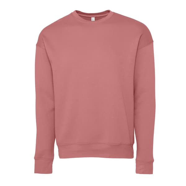 Bella + Canvas Unisex vuxen Fleece Drop Shoulder Sweatshirt