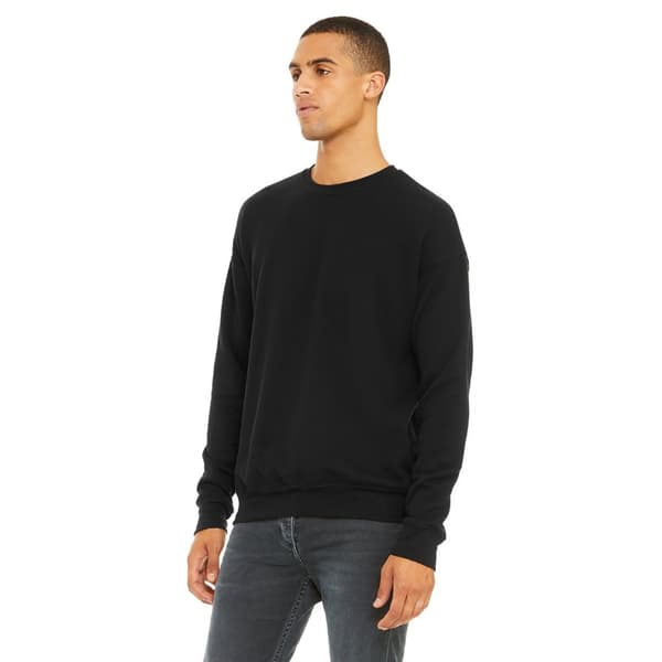 Bella + Canvas Unisex vuxen Fleece Drop Shoulder Sweatshirt