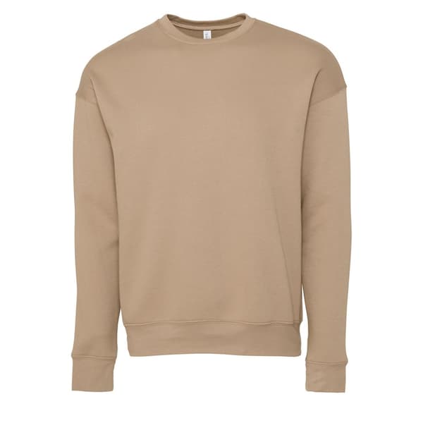 Bella + Canvas Unisex vuxen Fleece Drop Shoulder Sweatshirt