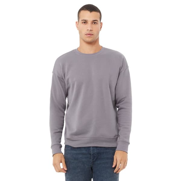 Bella + Canvas Unisex vuxen Fleece Drop Shoulder Sweatshirt