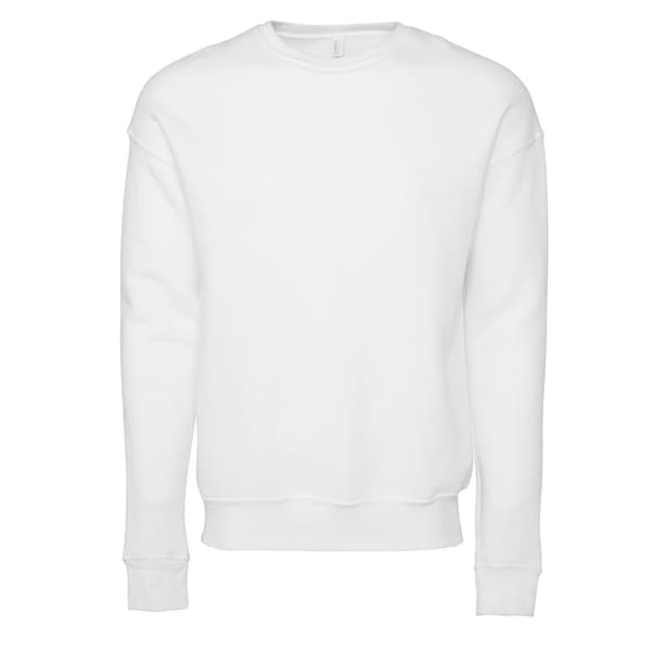 Bella + Canvas Unisex vuxen Fleece Drop Shoulder Sweatshirt
