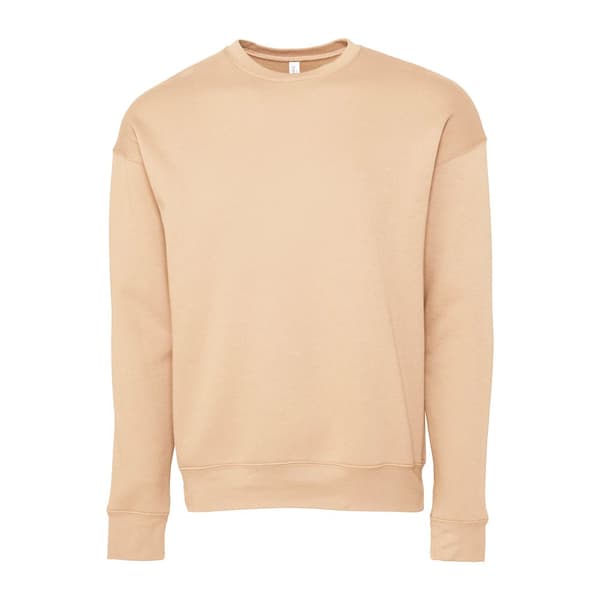 Bella + Canvas Unisex vuxen Fleece Drop Shoulder Sweatshirt