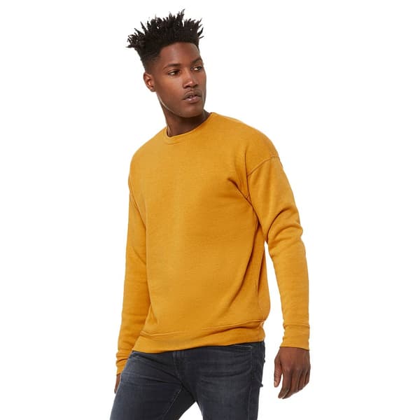 Bella + Canvas Unisex vuxen Fleece Drop Shoulder Sweatshirt