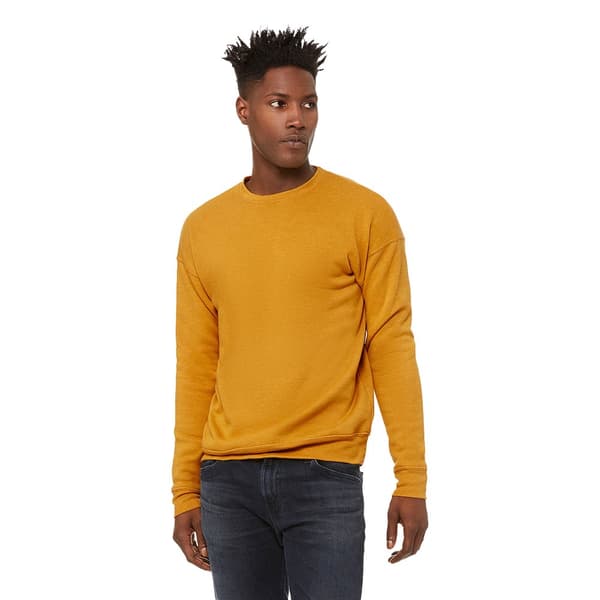 Bella + Canvas Unisex vuxen Fleece Drop Shoulder Sweatshirt
