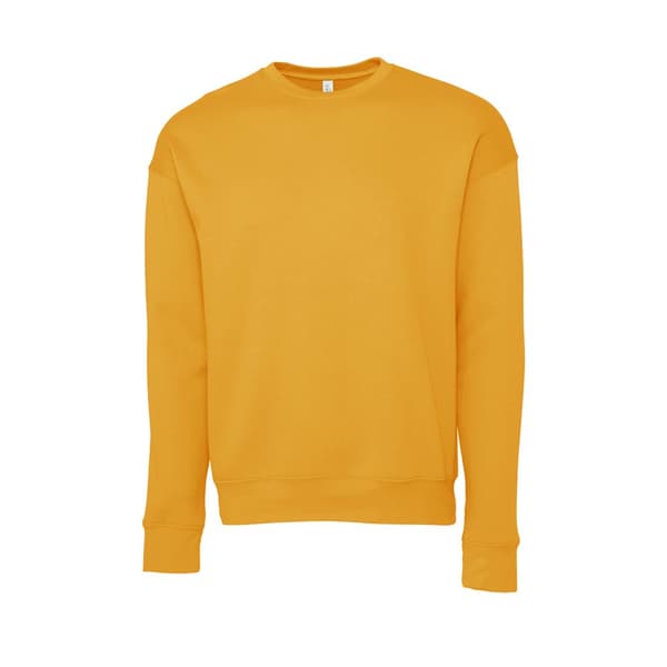 Bella + Canvas Unisex vuxen Fleece Drop Shoulder Sweatshirt