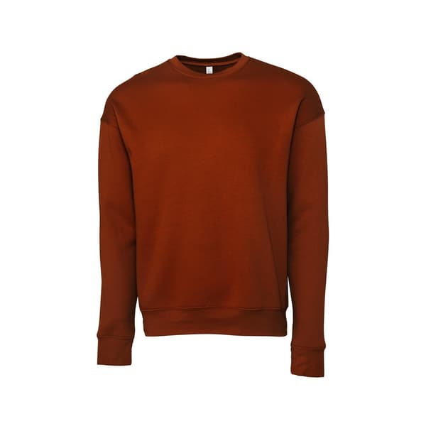 Bella + Canvas Unisex vuxen Fleece Drop Shoulder Sweatshirt