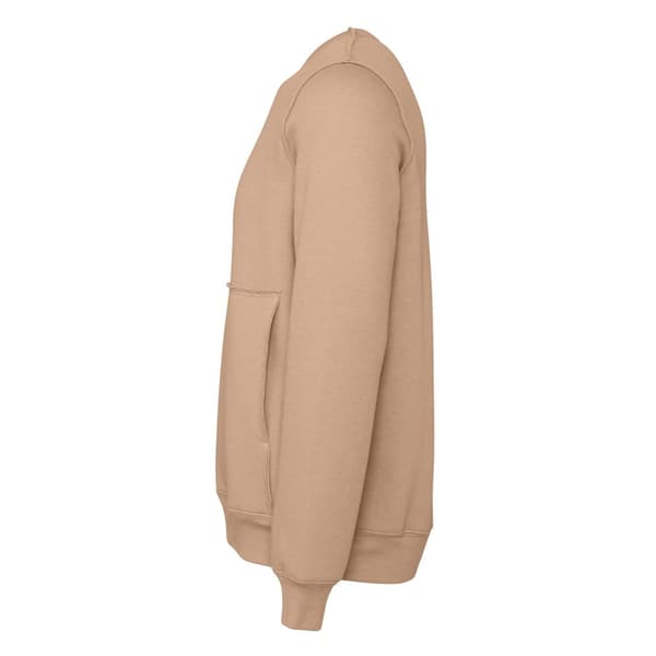 Bella + Canvas Unisex vuxen tröja med rå sömmar
