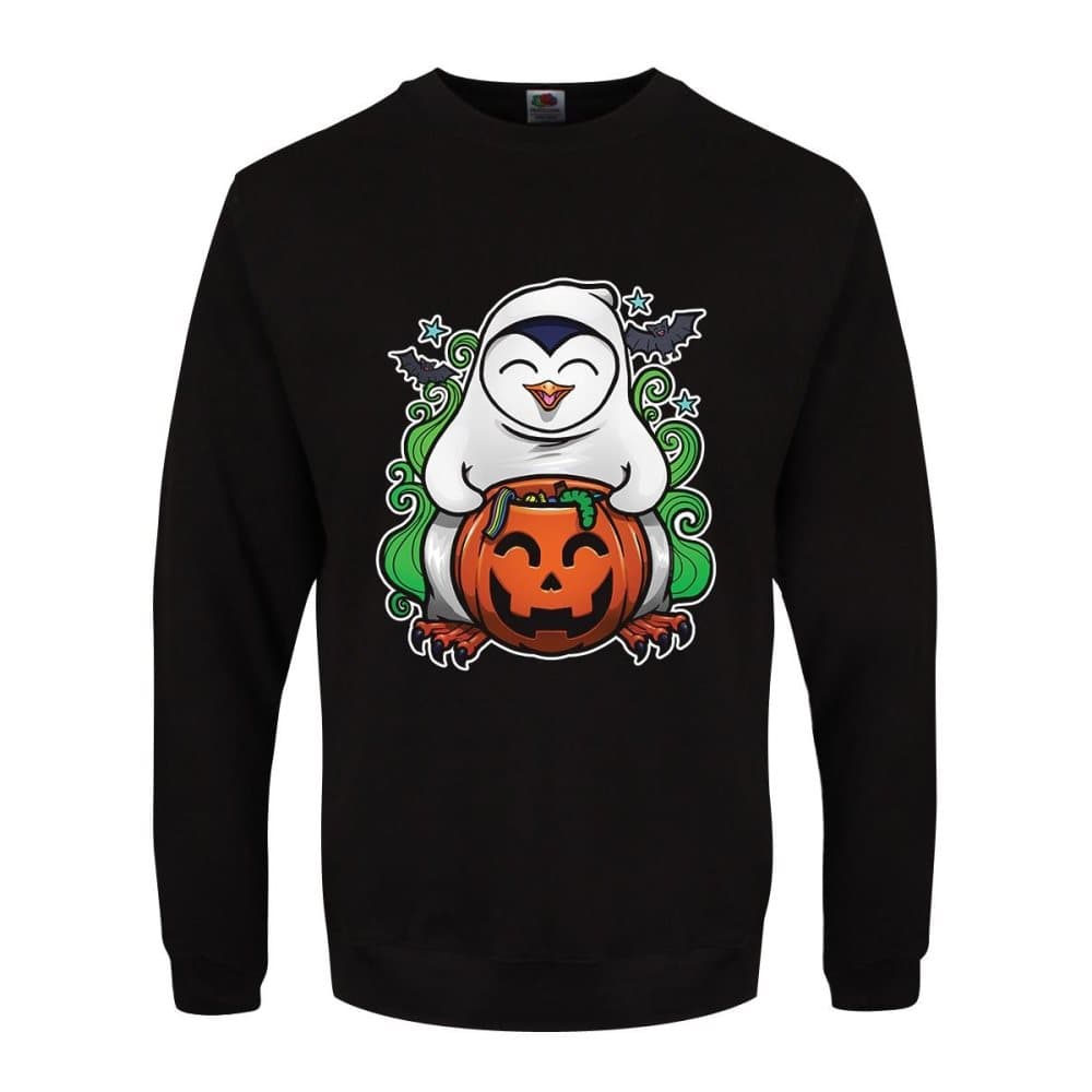Psycho Penguin Pumpa potion Halloween Jumper för män