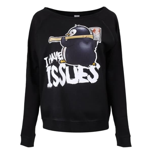 Psycho Penguin Sweatshirt til kvinder/damer I Have Issues