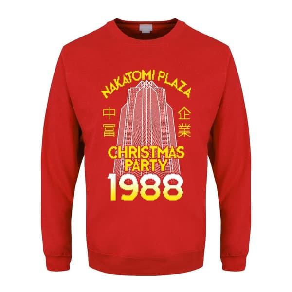 Grindstore Mens Nakatomi Plaza Christmas Jumper