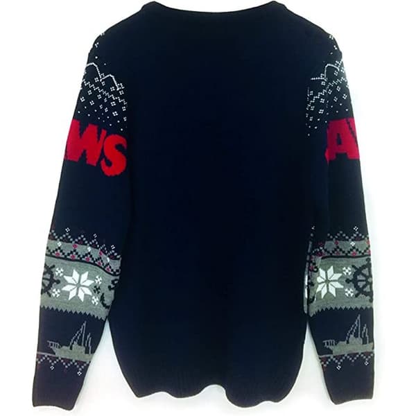 Jaws Unisex Adult Shark Christmas Sweatshirt