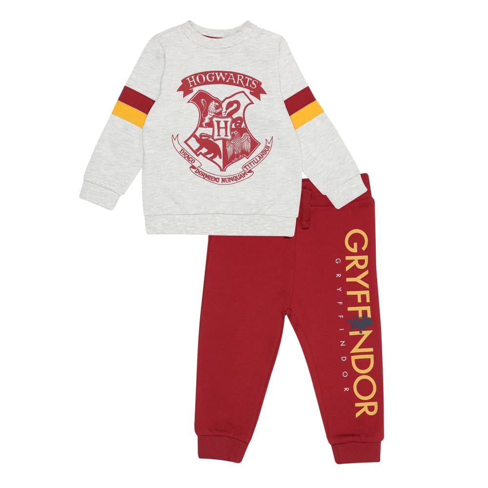 Harry Potter Sweatsuit-set för pojkar med Hogwarts Crest (tröja och byxor)