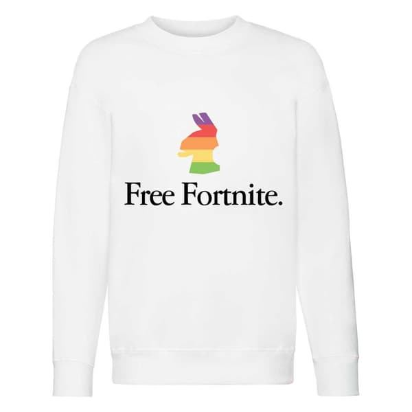 Fortnite Lama Rainbow Sweatshirt för flickor