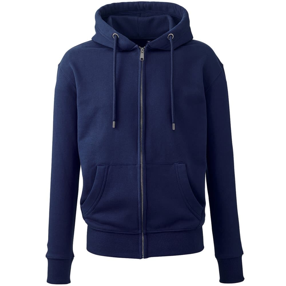 Anthem Organisk Hoodie med hel dragkedja för män