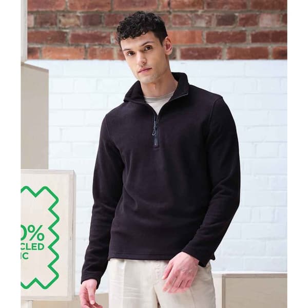 Regatta Ærligt lavet genbrugte halv zip fleece til mænd