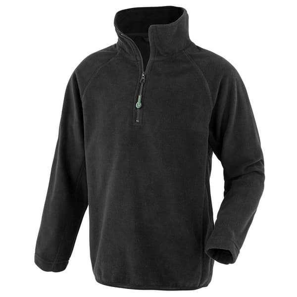 Result Genuine Recycled Childrens/Kids Micro Zip Neck Fleece