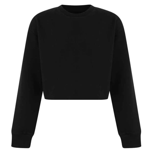 SF Minni Girls Slounge Crop Sweatshirt