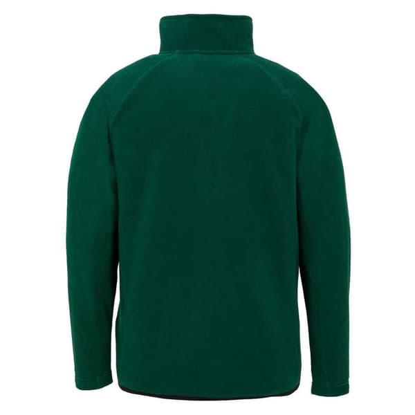 Result Genuine Recycled Micro Zip Neck Fleece för män