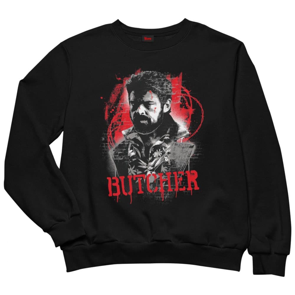 The Boys Kvinnor/Damer Billy Butcher Boyfriend Sweatshirt för pojkvänner