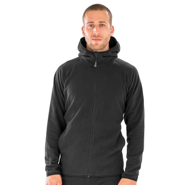 Result Genuine Recycled Mens Hooded Fleece Jacket