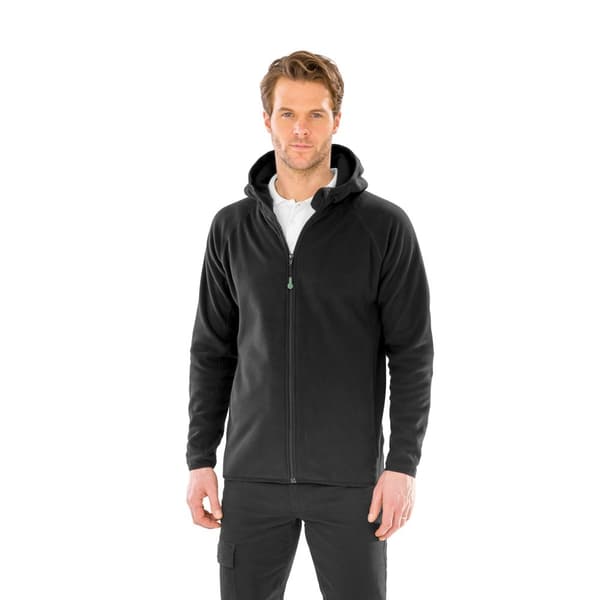 Result Genuine Recycled Mens Hooded Fleece Jacket