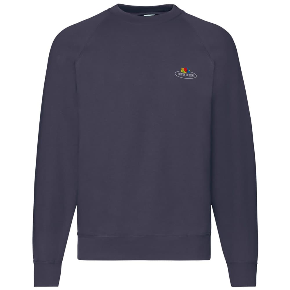 Fruit of the Loom Mens Small Logo Vintage Sweatshirt