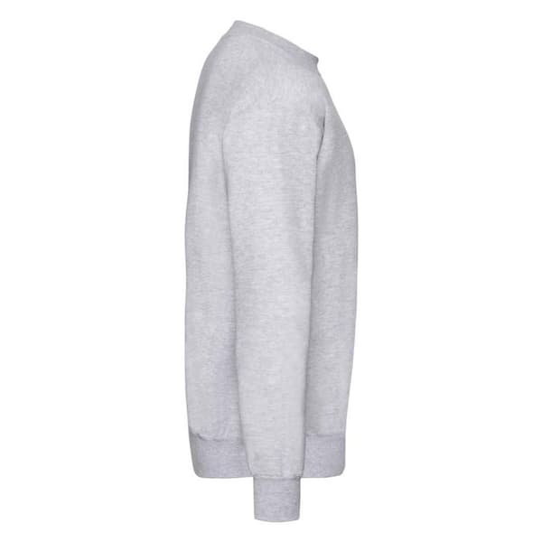 Fruit of the Loom Mens Classic Heather Drop Shoulder Sweatshirt