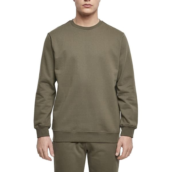 Build Your Brand Mens Basic Crew Neck Sweatshirt