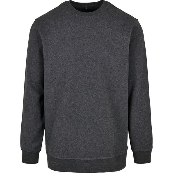Build Your Brand Mens Basic Crew Neck Sweatshirt