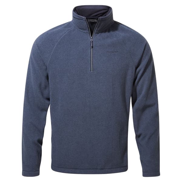 Craghoppers Corey VI Half Zip Fleece Top för män Navy Marl XXL