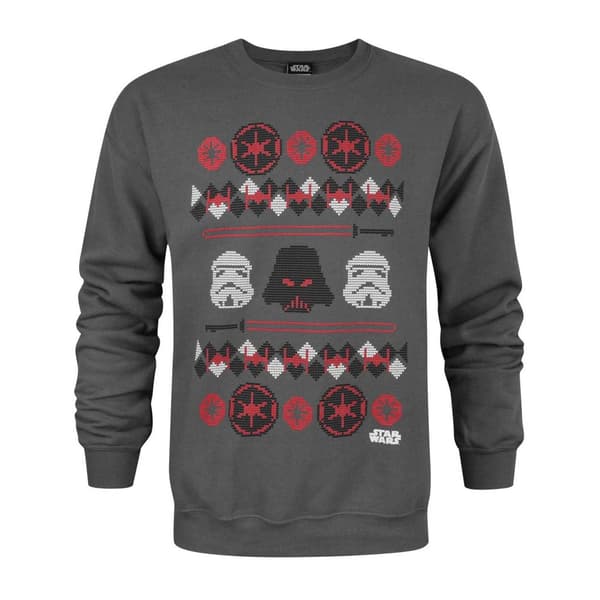 Star Wars Darth Vader Fair Isle julesweater til mænd