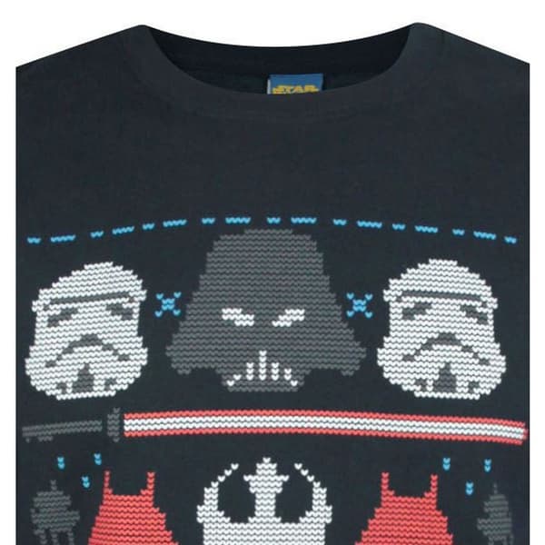 Star Wars Dark Side Fair Isle julesweater til mænd
