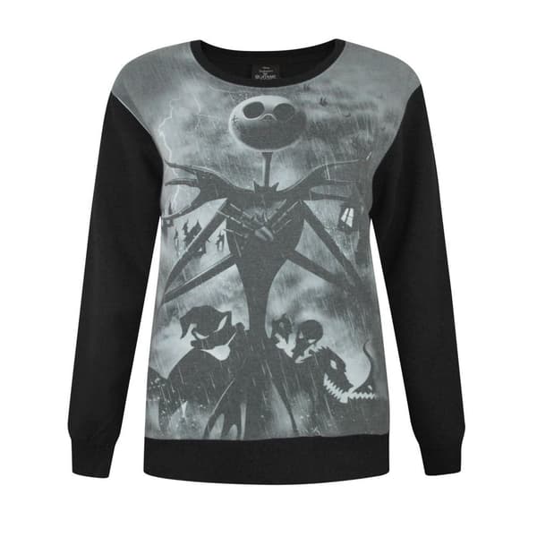 Nightmare Before Christmas Kvinder/Damer Sublimation Sweater