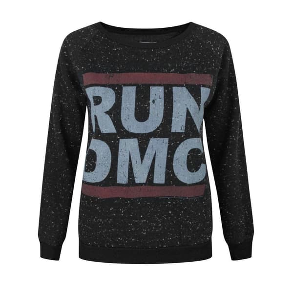 Amplified Kvinnor/Damer Run DMC logotyp med spetsig tröja
