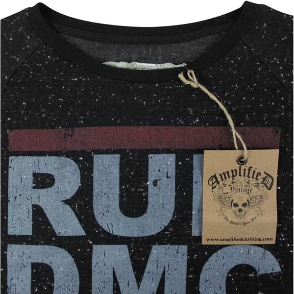 Amplified Kvinnor/Damer Run DMC logotyp med spetsig tröja