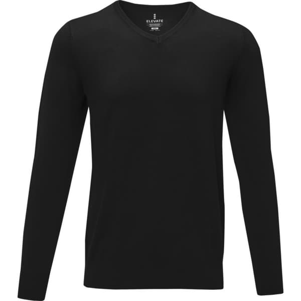 Elevate Mens Stanton Pullover Solid Black M
