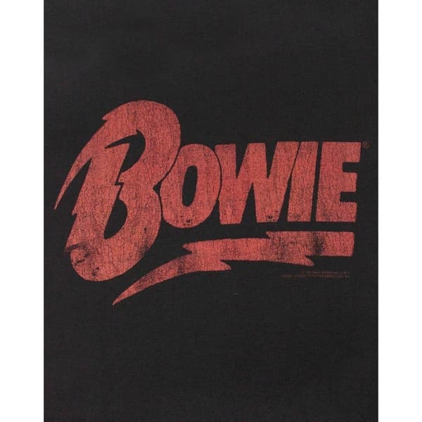 Amplified Sweatshirt med David Bowie-logotyp för män