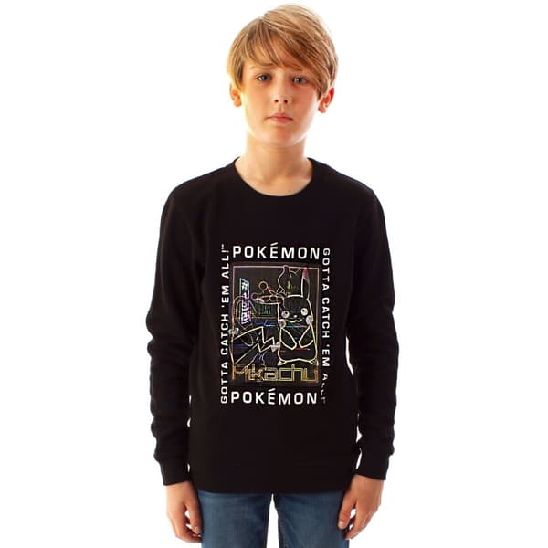 Pokemon Børne/børn Lenticular Mewtwo Pikachu Sweatshirt
