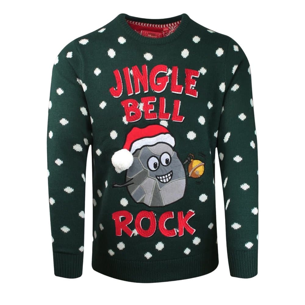 Brave Soul Jingle Bell Rock jultröja för män
