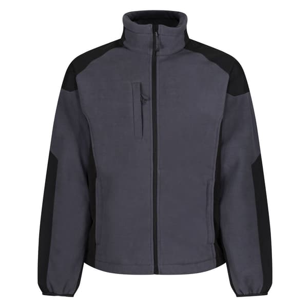 Regatta Broadstone Fleecejacka med full dragkedja för män Seal Grey M