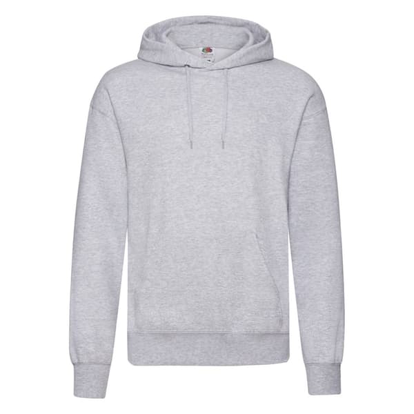 Fruit Of The Loom Unisex Adult Classic Hoodie Grey 5XL