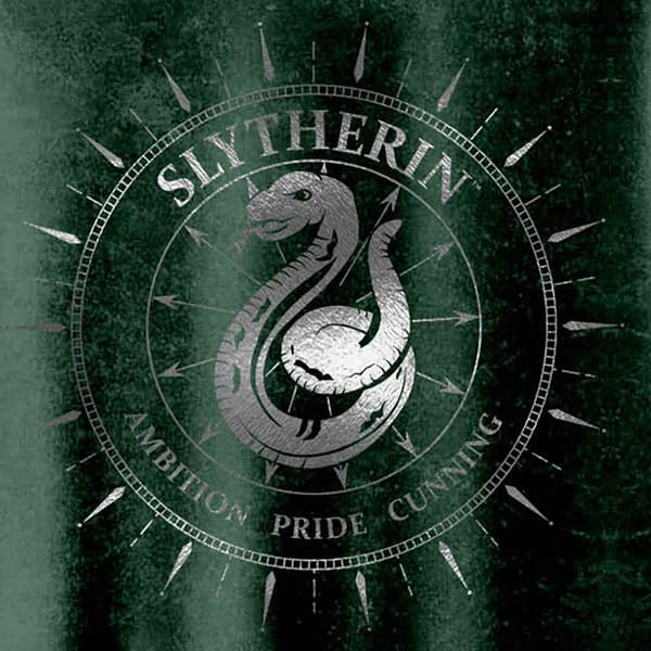 Harry Potter Unisex Adult Slytherin Constellation Acid Wash Crop Sweatshirt