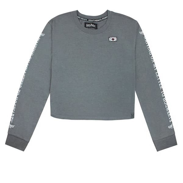 Harry Potter Kvinnor/Damer som väntar på mitt brev - en kort tröja med snygg skärning Grey L