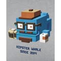 Miniatyrbillede 3 af 3: Crossy Road Official Hipster Whale T-shirt til mænd