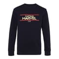 Miniatyrbild 1 av 3: Marvel Captain Marvel Sweatshirt med bokstäver för kvinnor och damer
