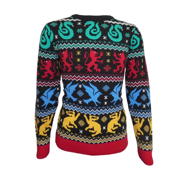 Harry Potter Unisex Adult Houses Knitted Christmas Jumper