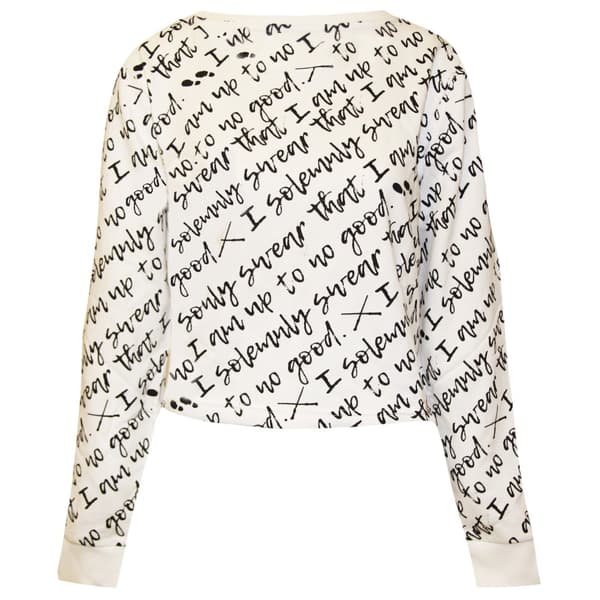 Harry Potter Womens/Ladies I Do Solemnly Swear Cropped Jumper